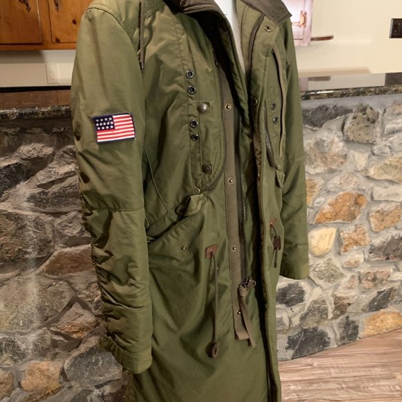 Ralph Lauren RLX olive green coat - Picture 15 of 15
